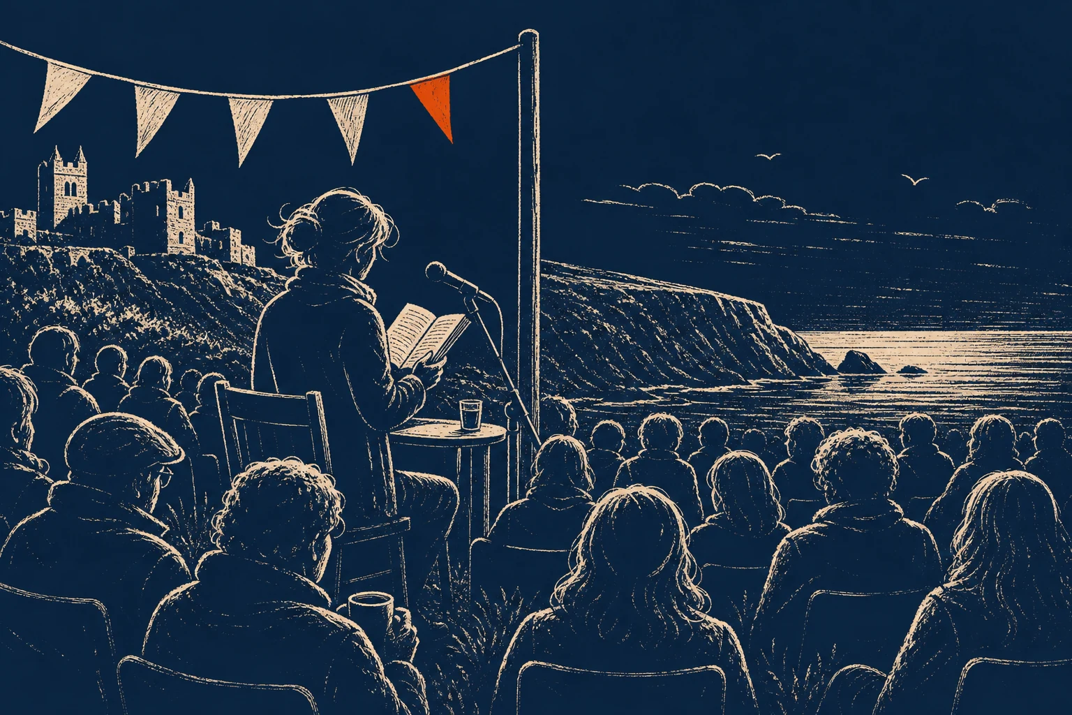 Literary reading event during the Patrick MacGill Festival in Glenties