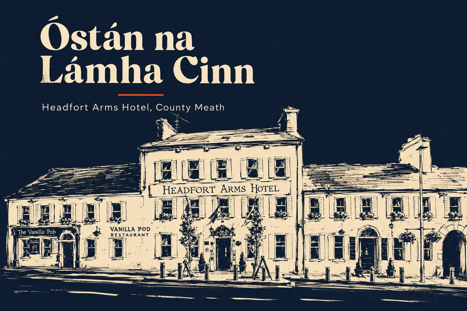 Outdoor summer festival in the garden at Headfort Arms Hotel, Kells