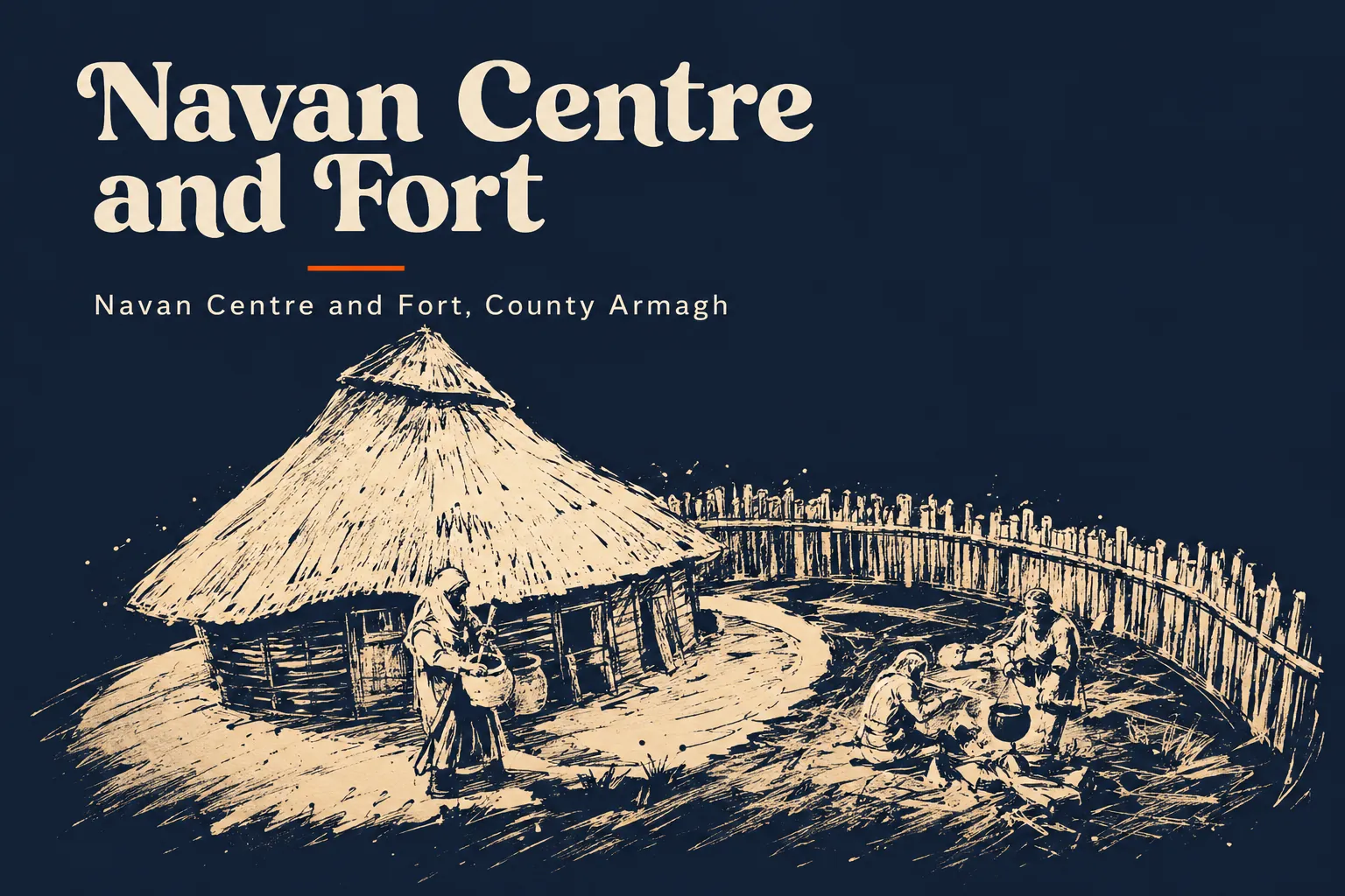 Family taking part in Meet the Warriors at Navan Centre and Fort Armagh